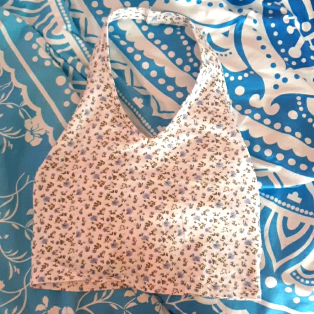 Hollister Flower halter tank